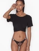 Комплект білизни Victoria’s Secret Shine Push-up Чорний з коричневим 36D-S - изображение 4