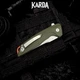 Ніж складний Karda J070 Green - зображення 5