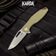 Ніж Складний Karda J008 Coyote - зображення 1