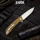 Ніж Складний Karda J011 Brown - зображення 2
