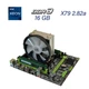 Материнська плата + CPU + RAM + Кулер: X79 2.82a + Intel Xeon E5-2650v2 (8ядер по 2.6) + 16GB DDR3 + Кулер - зображення 1