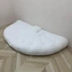 Безкаркасне крісло-кокон трансформер хутряне Teddy 160х80 см біле - зображення 2