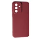 Силиконовый чехол SMTT для Samsung A37 Бордовый - изображение 1