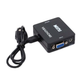 Перехідник VGA to HDMI з підтримкою аудіо чорний (LKMTR_853398) - зображення 3