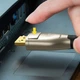Кабель DisplayPort UGREEN DP112 3м V14 8K Золотистий (LKMTR_803006) - зображення 4