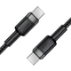 Кабель ACEFAST C22-03 USB 2.0 Type-C M-M 1.2 м 60W для зарядки и передачи данных (5B0DD0808307) - изображение 2