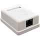 Розетка Kingda KD-WP6034 RJ-45 cat 5 1x UTP Белая (LKMTR_800329) - изображение 1