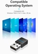 Адаптер WiFi Vention 2.4GHz/5GHz 150/433 Мбіт/с, USB - изображение 8