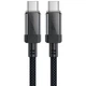 Кабель USB 2.0 Type-C M-M, 1.2 м, 60W stainless steel Black, C12-03 Acefast - зображення 1