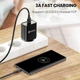 Кабель USB UGREEN USB30 AM to Type-C 2м 3A 18W черный (LKMTR_802748) - изображение 5