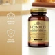 B-комплекс с витамином С для борьбы со стрессом Solgar, B-Complex with Vitamin C Stress Formula, 100 таблеток - изображение 3