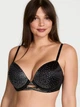 Бюстгальтер Victoria's Secret Crystal Shine Cradle Push-Up Bra 32А Чорний (2671539D) - изображение 1