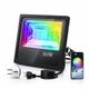 Прожектор LED RGB 120 LED Flood Light Смарт-прожектор с управлением через приложение | Для фона, улицы, фото и видео, с музыкальной синхронизацией - изображение 1