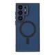 Чохол TPU+PC Magnetic Matte Camera Lens with Magsafe для Samsung Galaxy S25+ 5G (S936) Dark Blue - изображение 1