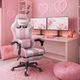 Компьютерное геймерское кресло HUZARO Force 4.7 Pink ткань - изображение 1