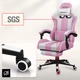 Компьютерное геймерское кресло HUZARO Force 4.7 Pink ткань - изображение 8