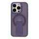Чохол TPU+PC FlexGuard Magnetic Ring Stand для iPhone 15 Pro Max Dark Purple - изображение 1
