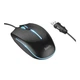 Игровая USB Мышь Hoco GM37 Wonderful gaming luminous LED подсветка DPI 800, 1200, 1600 и 2400 кабель 1.4м Black - изображение 1