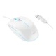 Ігрова USB Миша Hoco GM37 Wonderful gaming luminous LED підсвічування DPI 800, 1200, 1600 та 2400 кабель 1.4м White - зображення 1