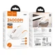 Ігрова USB Миша Hoco GM37 Wonderful gaming luminous LED підсвічування DPI 800, 1200, 1600 та 2400 кабель 1.4м White - зображення 3