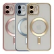 Чохол TPU Metallic Chrome Full Camera with Magsafe для iPhone 12 Chrome Green - изображение 2