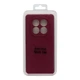 Чохол Premium Silicone Cover Full Camera (A) для Xiaomi Redmi Note 14 Pro 4G 42.Maroon - зображення 3