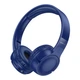 Накладные беспроводные наушники Borofone BO32 Pure sound Bluetooth V5.4 (чип JL AB5605B) ёмкостью 200mAh до 8 часов работы Blue - изображение 1