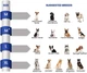Защитный надувной ошейник для собак Derby Inflatable Dog Cone with Detachable Anti-Licking Shield, Blue, M - изображение 5