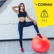 Мяч для фитнеса (фитбол) Cornix 55 см массажный Anti-Burst XR-0470 Red - изображение 3