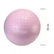 Мяч для фитнеса (фитбол) Cornix 65 см полумассажный Anti-Burst XR-0481 Light Pink - изображение 5