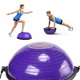Балансувальна платформа (півсфера) Cornix Bosu Ball 58 см з еспандерами XR-0454 Violet - зображення 2