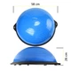 Балансувальна платформа (півсфера) Cornix Bosu Ball 58 см з еспандерами XR-0457 Blue - зображення 2