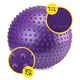 Мяч для фитнеса (фитбол) Cornix 65 см массажный Anti-Burst XR-0484 Violet - изображение 3