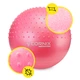 Мяч для фитнеса (фитбол) Cornix 55 см полумассажный Anti-Burst XR-0461 Pink - изображение 5