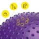 Мяч для фитнеса (фитбол) Cornix 65 см полумассажный Anti-Burst XR-0476 Violet - изображение 2