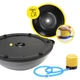Балансувальна платформа (півсфера) Cornix Bosu Ball 58 см з еспандерами XR-0455 Grey - зображення 4