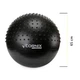 Мяч для фитнеса (фитбол) Cornix 65 см полумассажный Anti-Burst XR-0474 Black - изображение 6