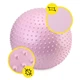 Мяч для фитнеса (фитбол) Cornix 55 см массажный Anti-Burst XR-0473 Light Pink - изображение 7