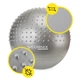 Мяч для фитнеса (фитбол) Cornix 55 см полумассажный Anti-Burst XR-0463 Silver - изображение 4