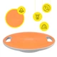 Балансировочная платформа Cornix круглая, пластиковая XR-0444 Orange/Grey - изображение 7