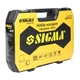 Набор насадок торцевых и бит 1/4", 1/2" 94шт CrV mid SIGMA (6003761) - изображение 4