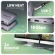 Хаб концентратор Axagon USB-C 10 Гбит/с GEN2COMBO 12-в-1 PD 100W Серый (HMC-12GM2) - изображение 6
