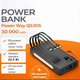 Зовнішній акумулятор повербанк power bank УМБ батарея Power Way QS30S 30000mAh |4USB/Type-C/Lightning, 22.5W/3A, PD/QC, Ліхтарик| Black - зображення 1