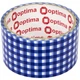 Скотч пакувальний Optima Tartan 48мм х 20м синій (O45362) - зображення 1