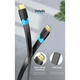 Плоский кабель HDMI Vention HDMI 2.0 кабель PVC Upgrade чорний в обплетенні 0.5 м (AAKBD) - зображення 3