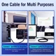 Кабель HDMI Vention HDMI 2.0 Flat HDMI Cable 1M Black (VAA-B02-L100) - зображення 2