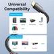 Кабель HDMI Vention HDMI-A Male to Male 4K HD 10M Black (ALLBL) - зображення 4
