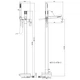 Змішувач для ванни TOPAZ LOFT TLF 32113R-H39-C - изображение 9