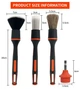 Набор кистей CarLuxe Detailing Brush Set для детейлинга - изображение 2