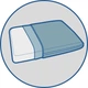 Подушка ортопедическая Olvi Classic J2515 59x43x12 см (08766_2515) - изображение 8